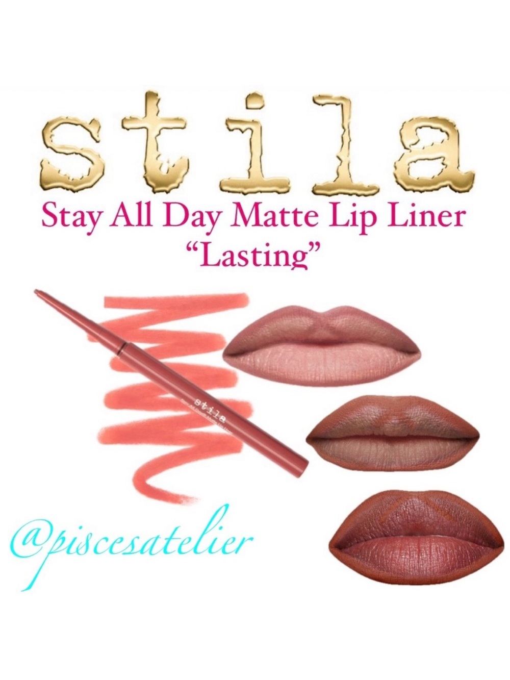 Stila Stay All Day Matte Lip Liner — Lasting Coral Rose